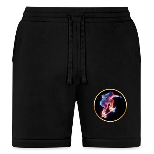 Skateboarding: Neon Skate Orbit - Bella + Canvas Unisex Short