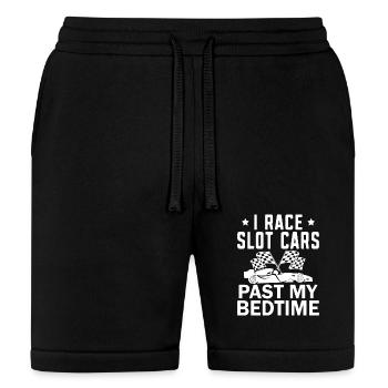 Slot Car Racing Toy RC Car Racer - Bella + Canvas Unisex Short - black - Front
