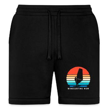 Mothers Day Windsurfing Mom - Bella + Canvas Unisex Short - black - Front