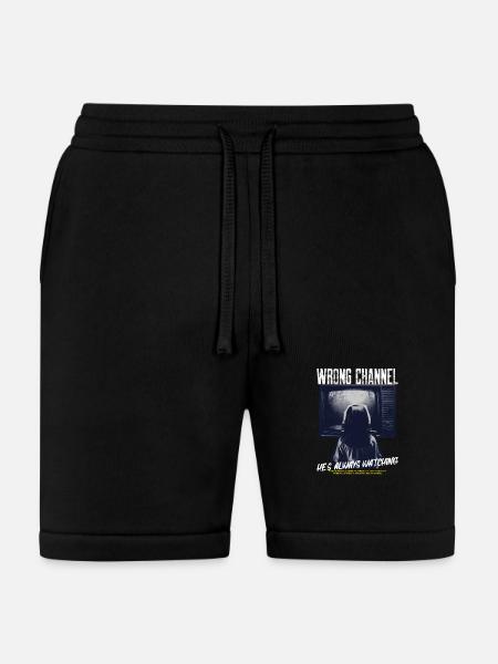 Wrong Channel - Bella + Canvas Unisex Short - black