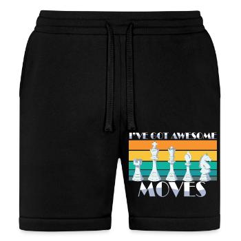 I've Got Some Awesome Moves Chess Player Gift - Bella + Canvas Unisex Short - black - Front