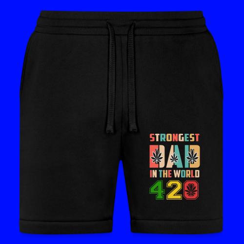 Chucklesome 420 Dad Loves Herb Weed Marijuana - Bella + Canvas Unisex Short