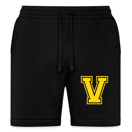 Letter V – Capital Athletic Alphabet Monogram - Bella + Canvas Unisex Short