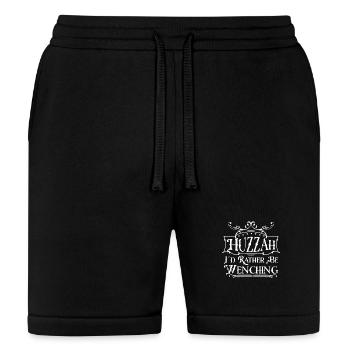 Huzzah Ren Faire Design - Bella + Canvas Unisex Short - black - Front