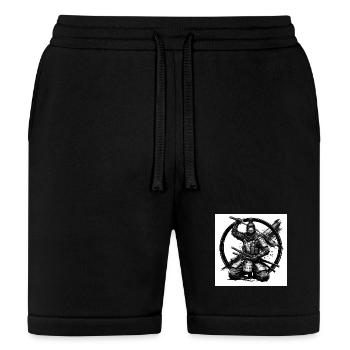Circle Samurai Shadow Steel - Bella + Canvas Unisex Short - black - Front