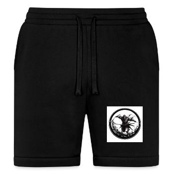 Inkbound Samurai Circle - Bella + Canvas Unisex Short - black - Front