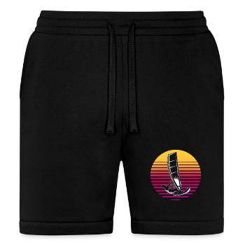 Windsurfing Water Sports Windsurfer - Bella + Canvas Unisex Short - black - Front