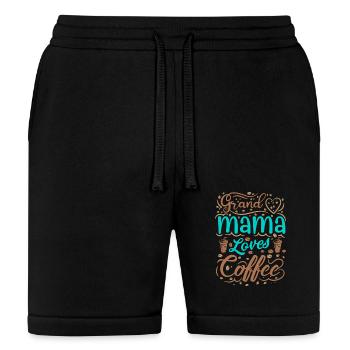 Grand Mama Loves Coffee Grandma - Bella + Canvas Unisex Short - black - Front