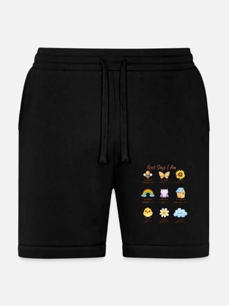 Multi Bible Scriptures - Bella + Canvas Unisex Short - black