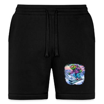 Chameleons Ski / Skiers Chameleon - Bella + Canvas Unisex Short - black - Front