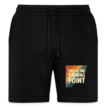 This is The Turning Point Motivational  - Bella + Canvas Unisex Short - black - Front