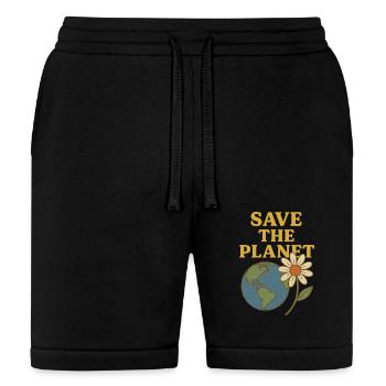 Save The Planet - Bella + Canvas Unisex Short - black - Front