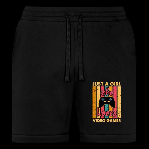 Just A Girl Who Loves Video Games - Bella + Canvas Unisex Short