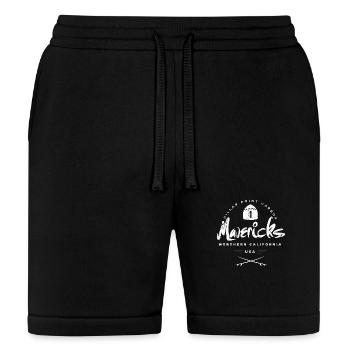 Mavericks Pillar Point California - Bella + Canvas Unisex Short - black - Front