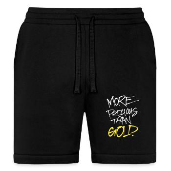 More Precious than Gold - Bella + Canvas Unisex Short - black - Front