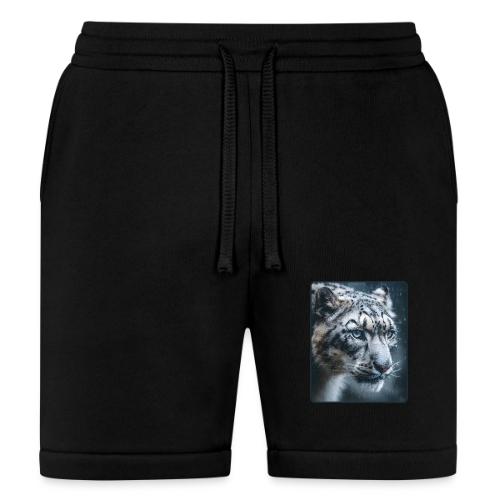 Snow Leopard Blue Eyes Design - Bella + Canvas Unisex Short