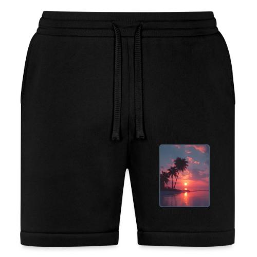 Tropical Sunset Ocean Reflection Design - Bella + Canvas Unisex Short