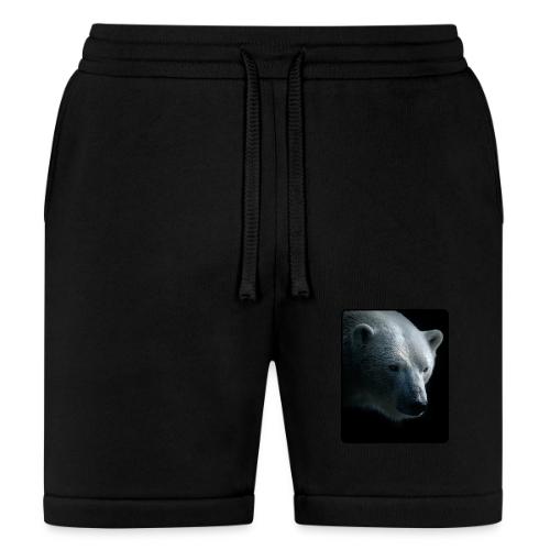 Polar Bear Close-Up Wildlife Design - Bella + Canvas Unisex Short