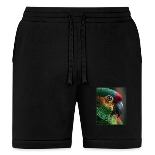 Colorful Parrot Close-Up Design - Bella + Canvas Unisex Short