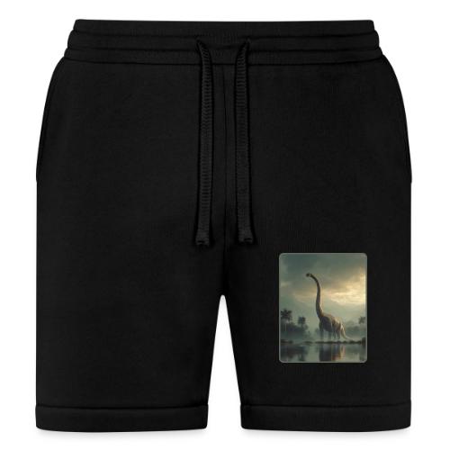 Brachiosaurus Misty Lake Design - Bella + Canvas Unisex Short