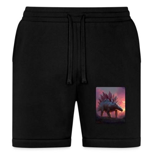 Stegosaurus Sunset Forest Design - Bella + Canvas Unisex Short
