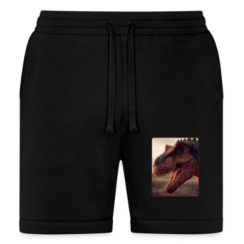 T Rex Roaring Close-Up Design - Bella + Canvas Unisex Short