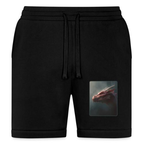 Red Dragon Fog Portrait Design - Bella + Canvas Unisex Short