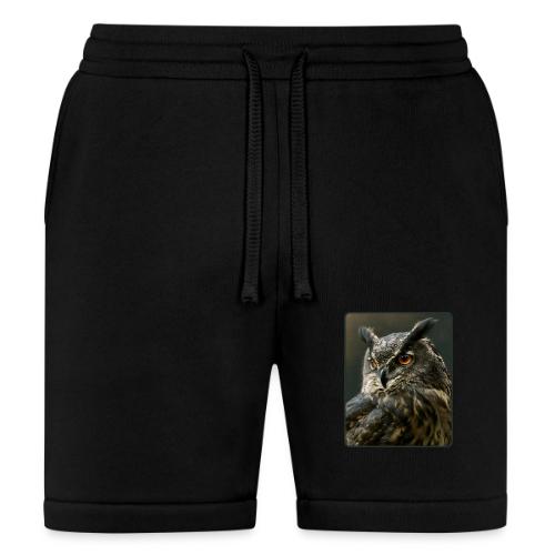 Eurasian Eagle Owl Portrait Design - Bella + Canvas Unisex Short