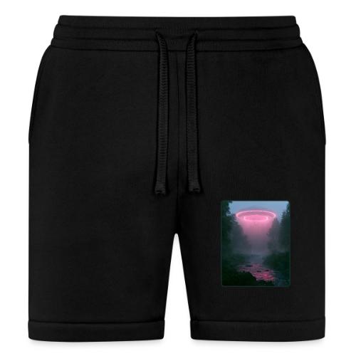 Neon UFO Forest River Design - Bella + Canvas Unisex Short