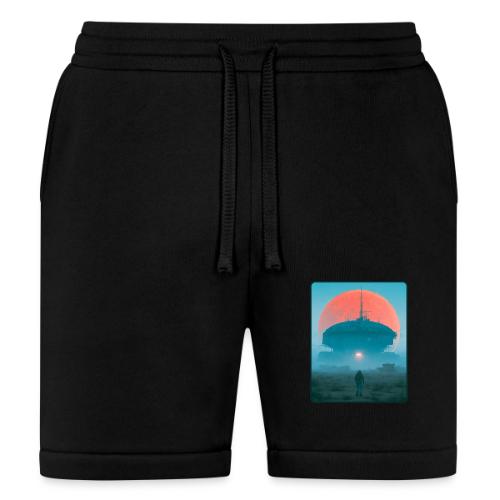 Astronaut Alien Outpost Design - Bella + Canvas Unisex Short