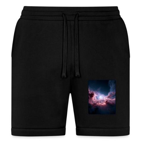Radiant Cosmic Nebula Artwork - Bella + Canvas Unisex Short