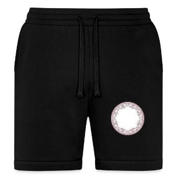 Nostalgic cake top label in dusky pink - Bella + Canvas Unisex Short - black - Front
