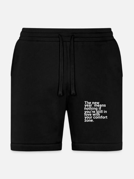 the new years - Bella + Canvas Unisex Short - black