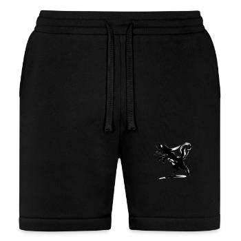Whimsical, Sleek Cat Graphics - Purrfectly Crafted - Bella + Canvas Unisex Short - black - Front