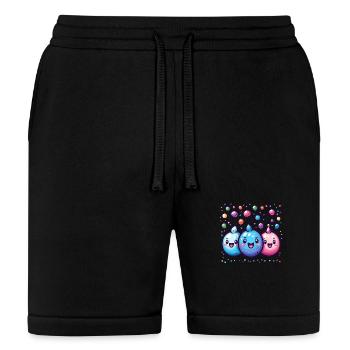 Carnival Joy with Confetti - Bella + Canvas Unisex Short - black - Front