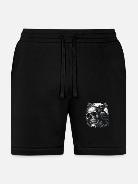 Lunar Raven's Vigil - Bella + Canvas Unisex Short - black
