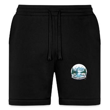 Camping Without Tech! - Bella + Canvas Unisex Short - black - Front