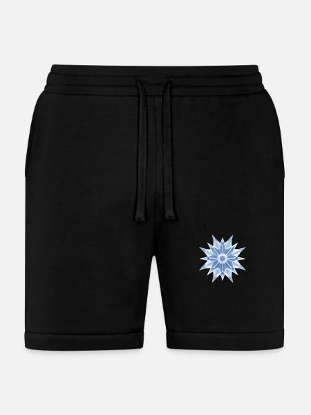 Ice Crystal - Bella + Canvas Unisex Short - black