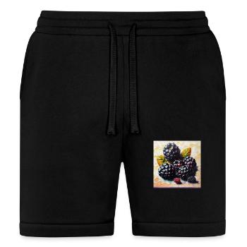 Big or berries? - Bella + Canvas Unisex Short - black - Front
