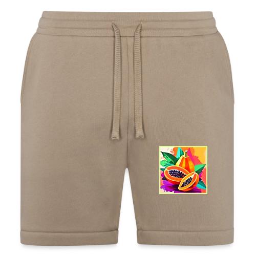 Sliced Papaya Pop Art - Bella + Canvas Unisex Short