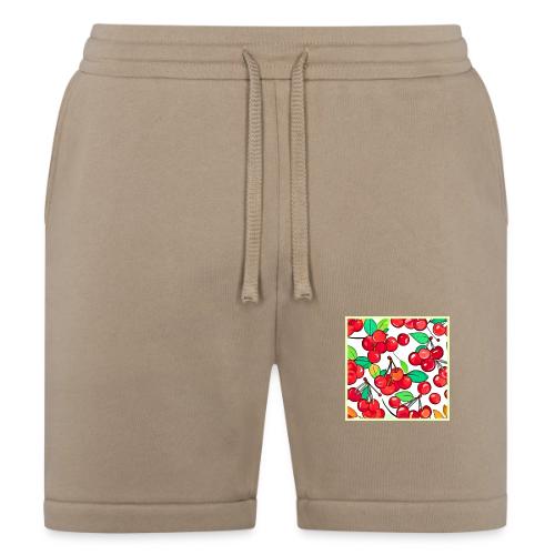 Cherry Pattern Design - Bella + Canvas Unisex Short