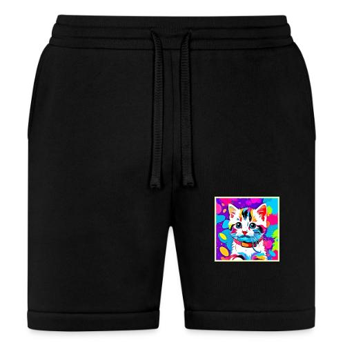 Colorful Kitty Art - Bella + Canvas Unisex Short
