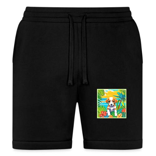 Beach Pup Paradise View - Bella + Canvas Unisex Short