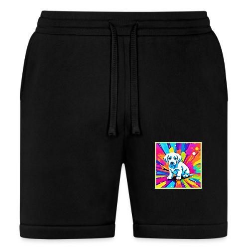 Vibrant Dog Artwork - Bella + Canvas Unisex Short
