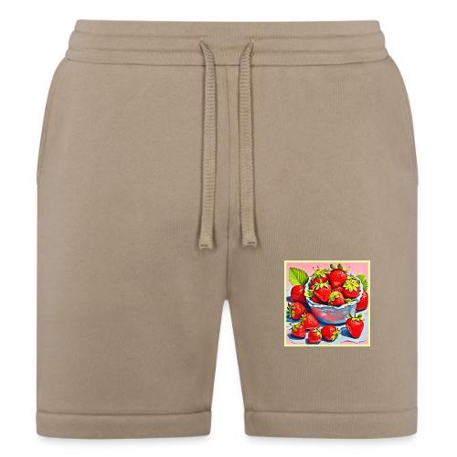 Fresh Strawberry Bowl - Bella + Canvas Unisex Short