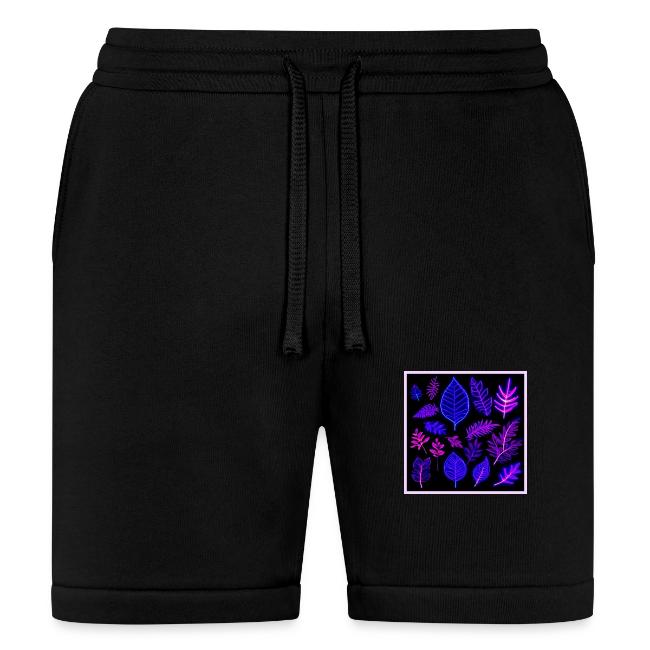 Neon Leaves in Pink and Purple Hues