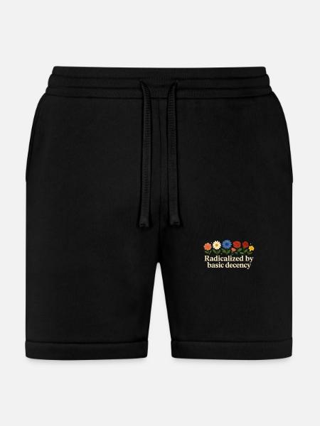 Radicalized By Basic Decency - Bella + Canvas Unisex Short - black