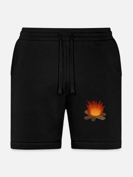 Campfire - Bella + Canvas Unisex Short - black