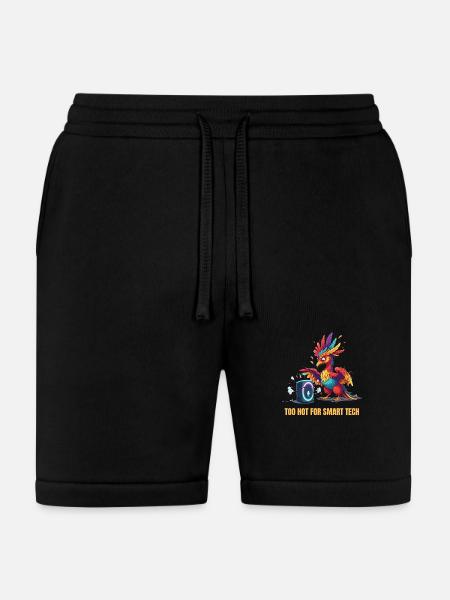 Burnt Out Commands - Bella + Canvas Unisex Short - black