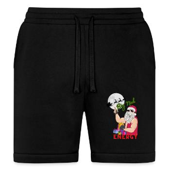 Big Nick Energy Santa Gym Fitness Weight gifts - Bella + Canvas Unisex Short - black - Front